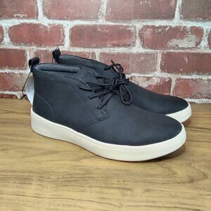 Izod Boots Mens Palmer Shoes New Black Size 8 - 9 Leather Shoes NWT